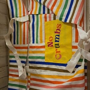 New with out tagTarget pride rainbow "No Crumbs" Apron w/Oven Mitt